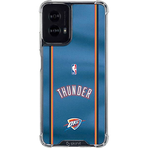 NBA Oklahoma City Thunder Jersey Moto G Power 5G (2024) Clear Case