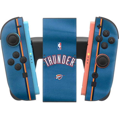 NBA Oklahoma City Thunder Jersey Nintendo Switch 2 (2025) Joy-Con Controller Skin