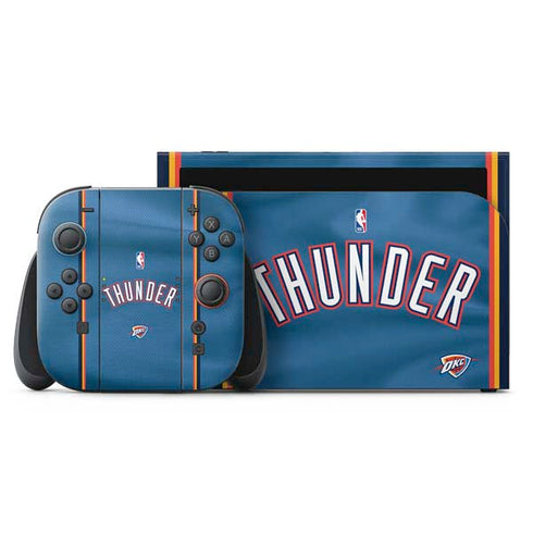 NBA Oklahoma City Thunder Jersey Nintendo Switch 2 (2025) with Joy-Con Skin