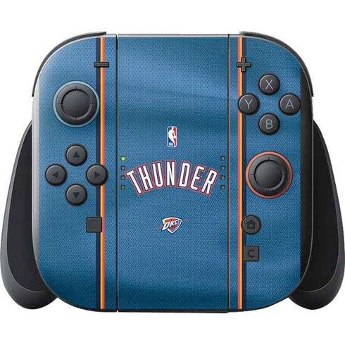 NBA Oklahoma City Thunder Jersey Nintendo Switch 2 (2025) with Joy-Con Skin