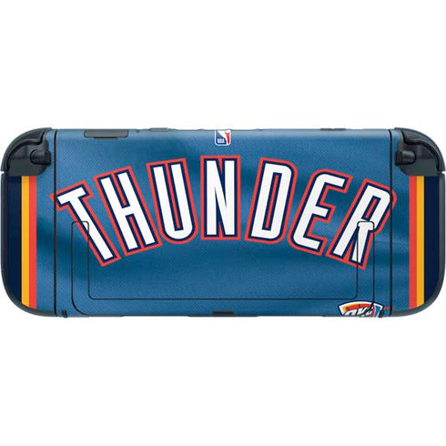 NBA Oklahoma City Thunder Jersey Nintendo Switch 2 (2025) with Joy-Con Skin