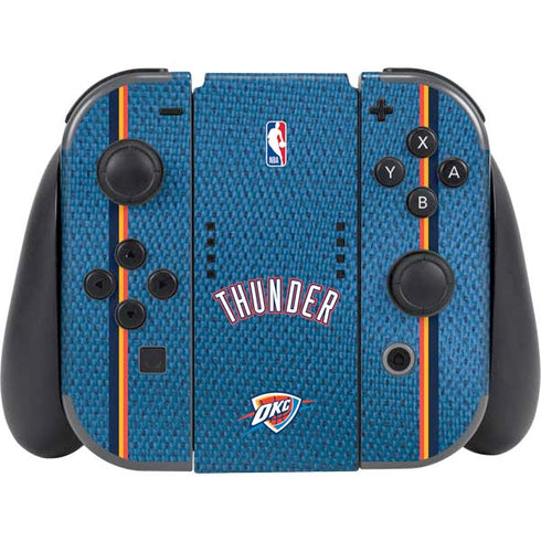 NBA Oklahoma City Thunder Jersey Nintendo Switch (2017-2021) Joy-Con Controller Skin