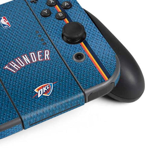 NBA Oklahoma City Thunder Jersey Nintendo Switch (2017-2021) Joy-Con Controller Skin