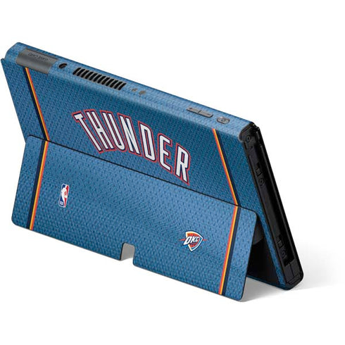 NBA Oklahoma City Thunder Jersey Nintendo Switch OLED (2021) Skin