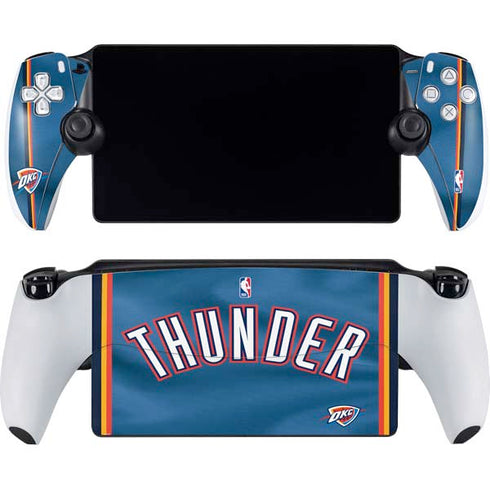 NBA Oklahoma City Thunder Jersey PlayStation Portal Remote Player Skin