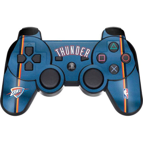 NBA Oklahoma City Thunder Jersey PS3 Dual Shock wireless controller Skin