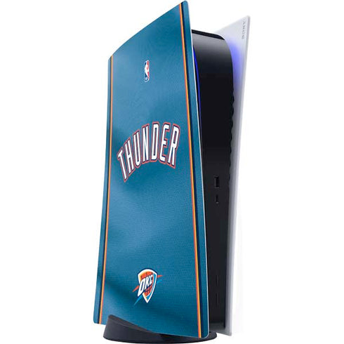 NBA Oklahoma City Thunder Jersey PS5 Digital Edition Console Skin