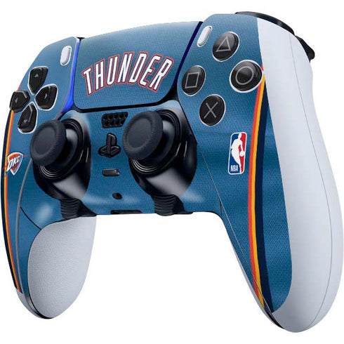 NBA Oklahoma City Thunder Jersey PS5 DualSense Edge Pro Controller Skin