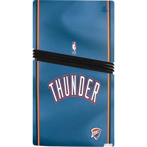 NBA Oklahoma City Thunder Jersey PS5 Pro Console Skin