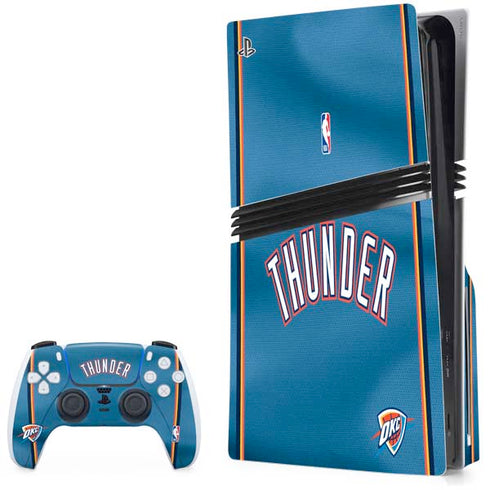 NBA Oklahoma City Thunder Jersey PS5 Pro Disk Bundle Skin