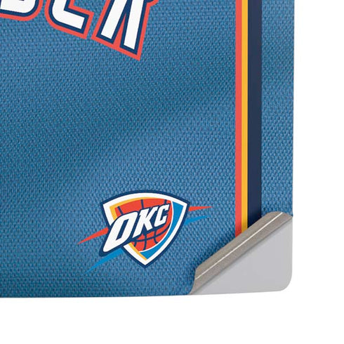 NBA Oklahoma City Thunder Jersey PS5 Pro Disk Console Skin