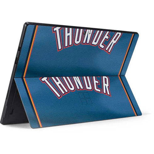 NBA Oklahoma City Thunder Jersey Surface Pro 6 Skin