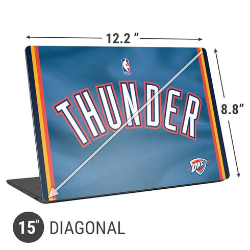 NBA Oklahoma City Thunder Jersey Universal Laptop 15in (12.2 x 8.8in) Skin