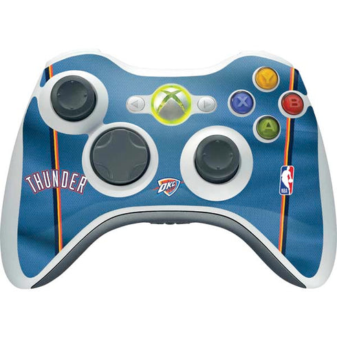 NBA Oklahoma City Thunder Jersey Xbox 360 Wireless Controller Skin