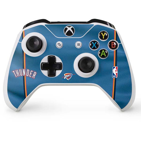 NBA Oklahoma City Thunder Jersey Xbox One S Console and Controller Bundle Skin