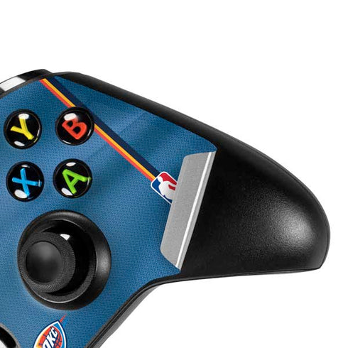 NBA Oklahoma City Thunder Jersey Xbox One S Controller Skin