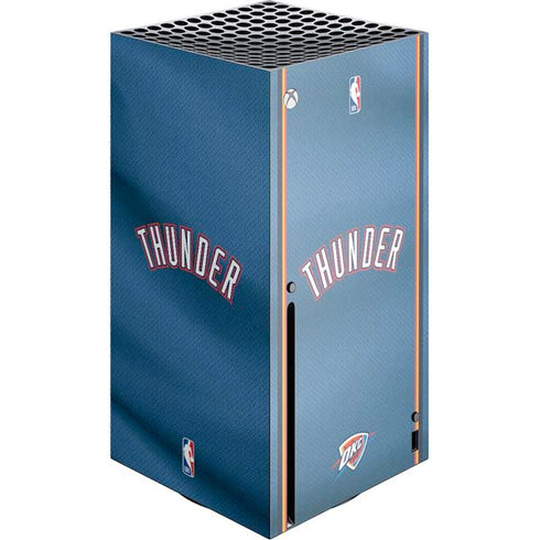 NBA Oklahoma City Thunder Jersey Xbox Series X Console Skin