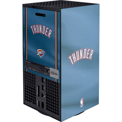 NBA Oklahoma City Thunder Jersey Xbox Series X Console Skin