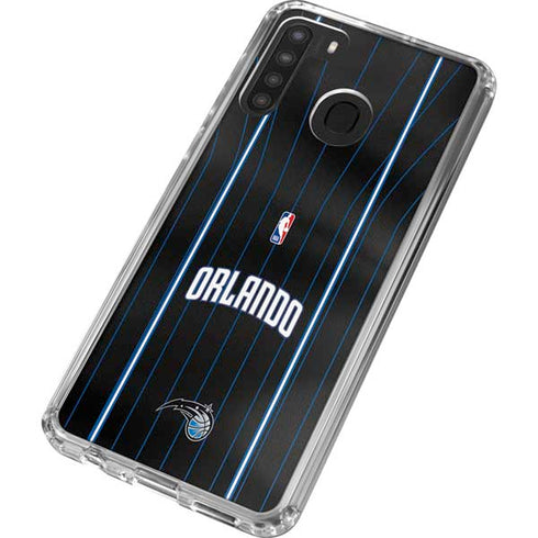 NBA Orlando Magic Jersey Galaxy A21 Clear Case