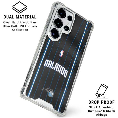 NBA Orlando Magic Jersey Galaxy S25 Ultra Clear Case