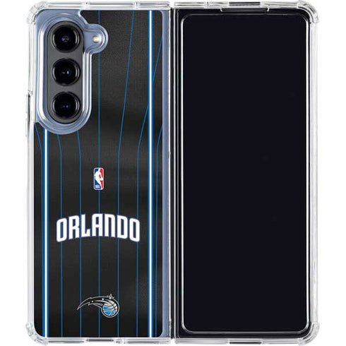 NBA Orlando Magic Jersey Galaxy Z Fold5 5G Clear Case