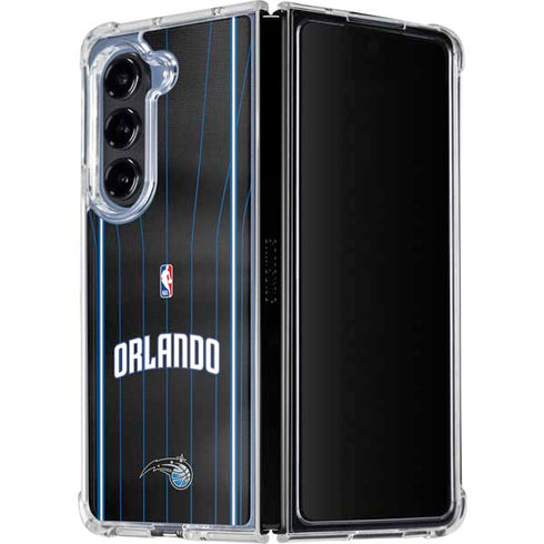 NBA Orlando Magic Jersey Galaxy Z Fold5 5G Clear Case