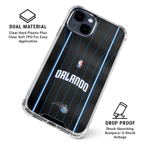 NBA Orlando Magic Jersey iPhone 14 Plus Clear Case
