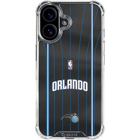 NBA Orlando Magic Jersey iPhone 16 Plus Clear Case