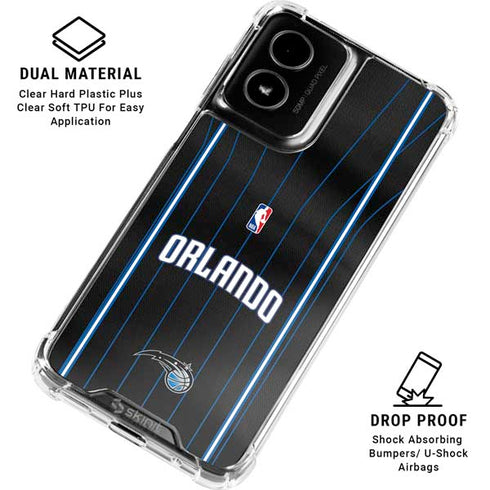 NBA Orlando Magic Jersey Moto G Power 5G (2024) Clear Case