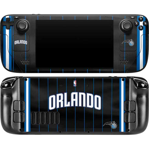 NBA Orlando Magic Jersey Steam Deck Handheld Gaming Computer OLED Skin