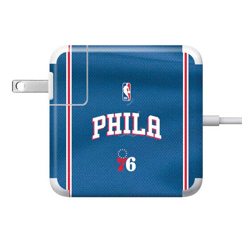 NBA Philadelphia 76ers Jersey 85W Power Adapter (15 and 17 inch MacBook Pro Charger) Skin
