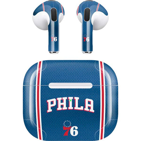 NBA Philadelphia 76ers Jersey Apple AirPods (3rd Gen 2021) Skin