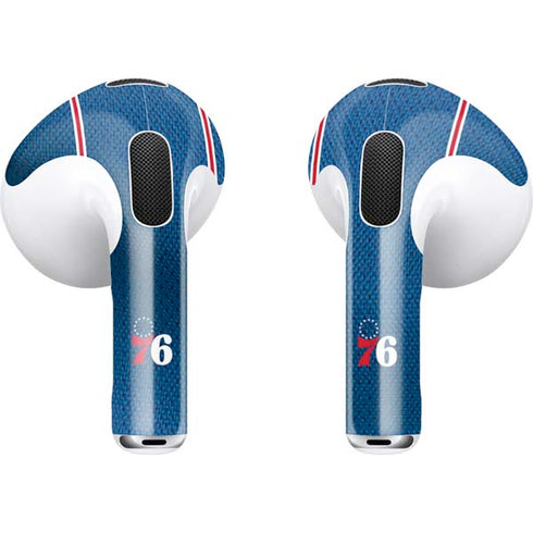NBA Philadelphia 76ers Jersey Apple AirPods (3rd Gen 2021) Skin