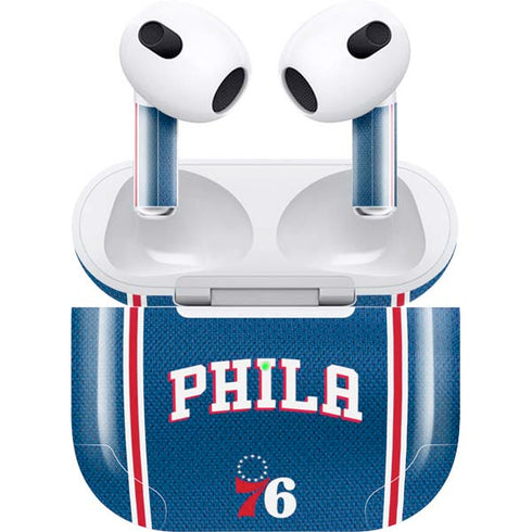 NBA Philadelphia 76ers Jersey Apple AirPods (3rd Gen 2021) Skin