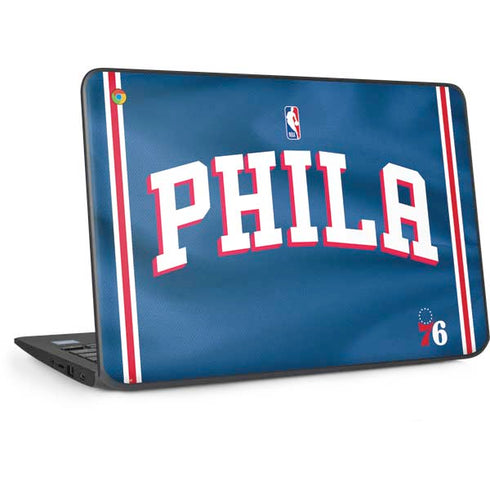 NBA Philadelphia 76ers Jersey HP Chromebook Skin