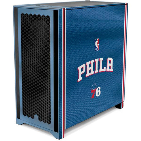 NBA Philadelphia 76ers Jersey Corsair 4000D Tempered Glass Mid-Tower ATX Case Skin