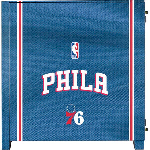 NBA Philadelphia 76ers Jersey Corsair 4000D Tempered Glass Mid-Tower ATX Case Skin