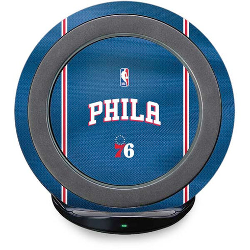 NBA Philadelphia 76ers Jersey Fast Charge Wireless Charging Stand Skin