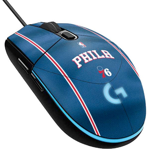 NBA Philadelphia 76ers Jersey G203 Prodigy RGB Wired Gaming Mouse Skin