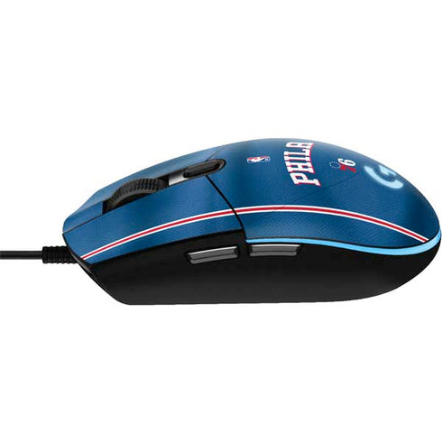 NBA Philadelphia 76ers Jersey G203 Prodigy RGB Wired Gaming Mouse Skin