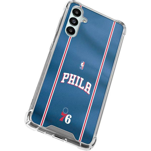 NBA Philadelphia 76ers Jersey Galaxy A14 5G Clear Case