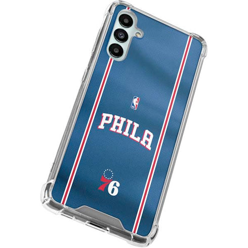 NBA Philadelphia 76ers Jersey Galaxy A15 5G Clear Case