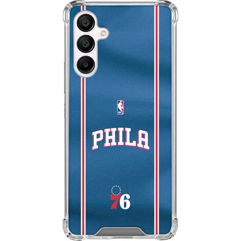 NBA Philadelphia 76ers Jersey Galaxy A16 5G Clear Case