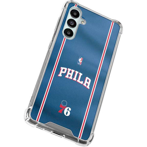 NBA Philadelphia 76ers Jersey Galaxy A16 5G Clear Case