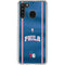 NBA Philadelphia 76ers Jersey Galaxy A21 Clear Case