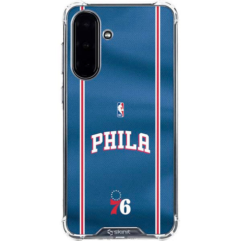 NBA Philadelphia 76ers Jersey Galaxy A36 5G Clear Case