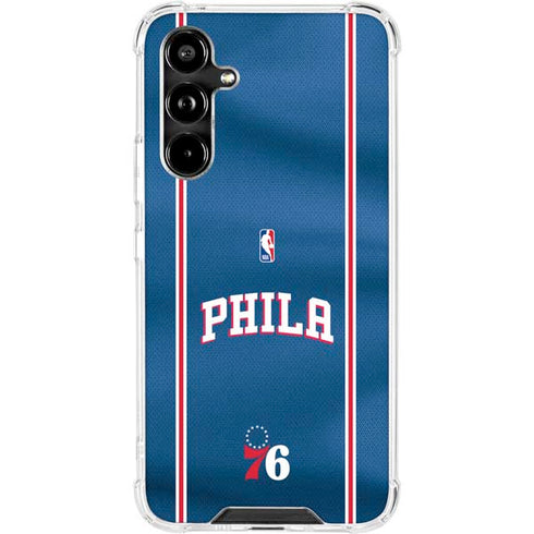 NBA Philadelphia 76ers Jersey Galaxy A54 5G Clear Case