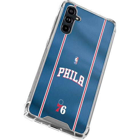 NBA Philadelphia 76ers Jersey Galaxy A54 5G Clear Case