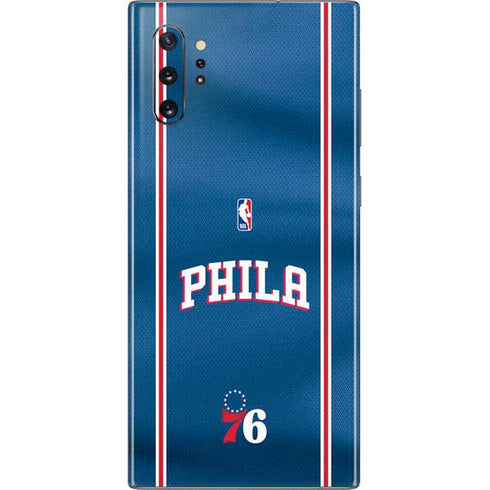 NBA Philadelphia 76ers Jersey Galaxy Note 10 Plus Skin