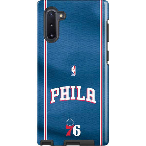 NBA Philadelphia 76ers Jersey Galaxy Cases